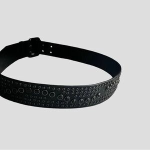 DKNY Black Women's Genuine‎ Leather Belt